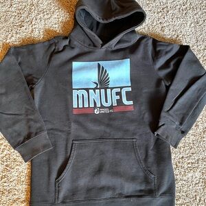 Black MNUFC Hoodie | Youth XL or Adult XS